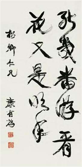 康有为 行草 立轴100×49cm