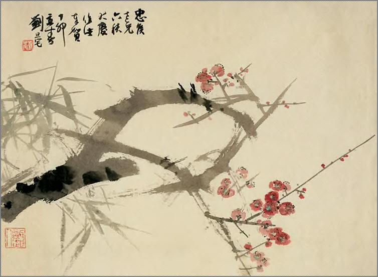 刘旦宅 花卉 单片47×65cm