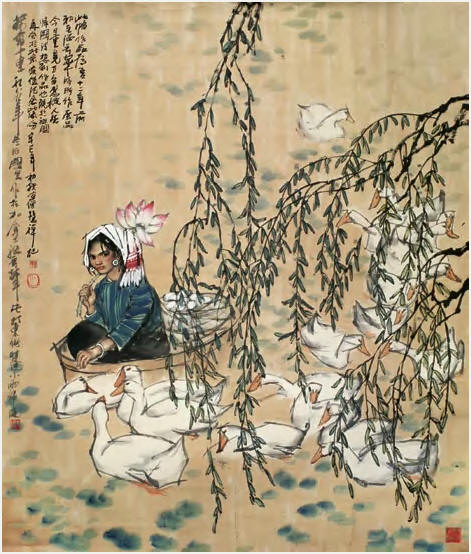 史国良 荷香十里 镜心142×121cm
