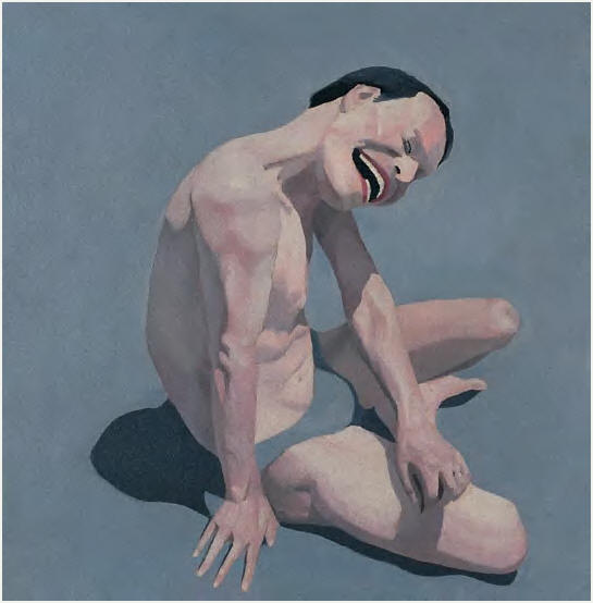 岳敏君 偶像系列之一40×40cm
