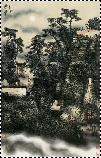 陈平 梦底家山 镜心150.6×96.2cm