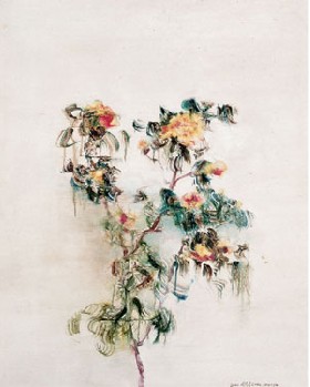 周春芽 2000年作 花100×80cm