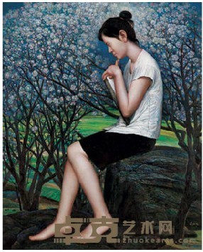 李书成 2004年作作 心田 100×80cm