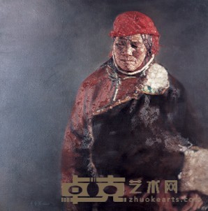 余含兮 2006年作 静之光 130×130cm