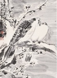 黄胄 辛酉（1981）年作 雪鹰图 立轴