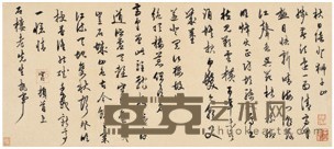 王守仁 行书诗二首 镜心 26×55.5cm