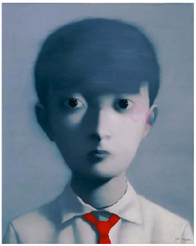 张晓刚 2005年作 男孩120×150cm