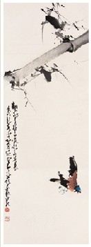 赵少昂 壬戌(1982年)作 飞鸟弄芳辰 立轴
