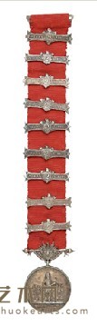 1914年纽西兰消防联盟银质奖章 