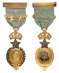 大英帝国维多利亚女王金禧金质纪念章