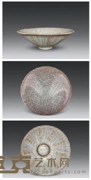 宋 官窑斗笠碗 26×8.5cm