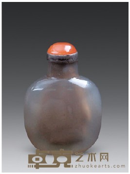 苏州工玛瑙鼻烟壶 高5.8cm