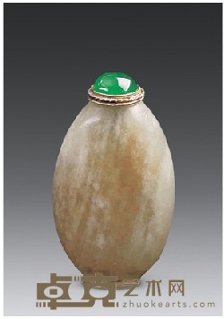 玛瑙鼻烟壶 高6cm