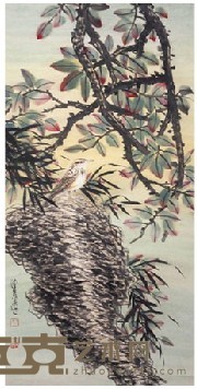 陈佩秋 花鸟 100×49cm