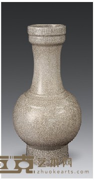 仿哥窑棒槌瓶 高50cm；直径26.5cm
