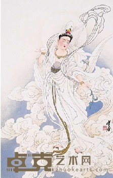 李唐 观音 63×40cm