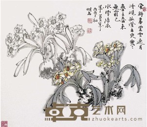 曹明冉 水仙 51×58cm