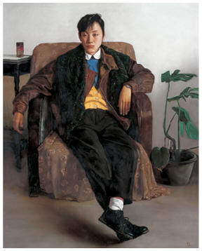 李贵君 1991年作 肖像126×100cm