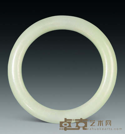 清 玉手镯 直径7.8cm