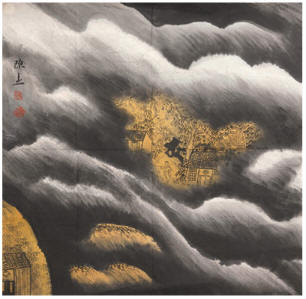 陈平 费洼 镜心68×70cm
