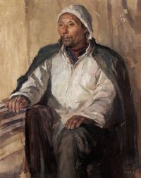 吕斯百 1956年作 人物肖像