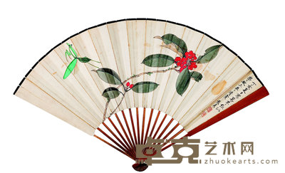俞致貞(近代) 花卉草蟲 18×51 cm