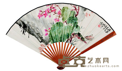 诸乐三（1902 -1984）  花卉 18×51cm