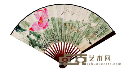 江寒汀(1903-1962) 荷花 18.5×46 cm