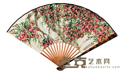 郑集宾（1890-1965）  寿桃 18.5×22  cm