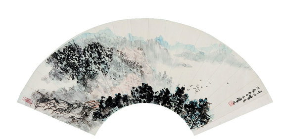 宋玉麟（b.1947）  千山晓色