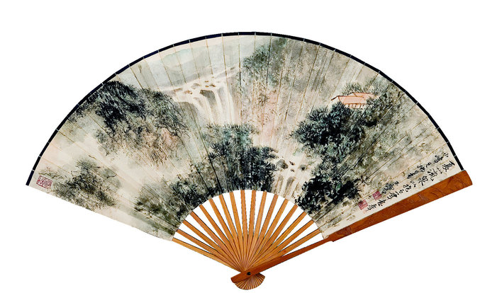 宋玉麟（b.1947）  夏山流泉