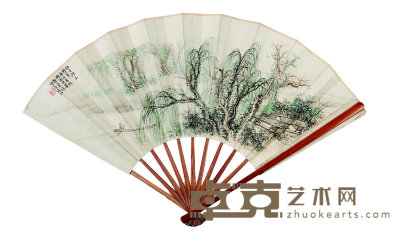 郭兰祥(1885－1938)  新春泛舟图 19.5×55  cm