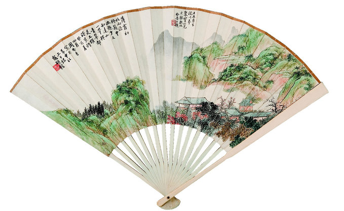 周冷吾（近代）  山水