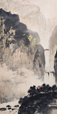 黄纯尧（b.1924）  山水