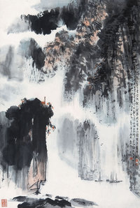 萧平（b. 1942）  峡江晓色