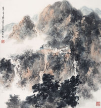 傅二石（b. 1936）  山居图