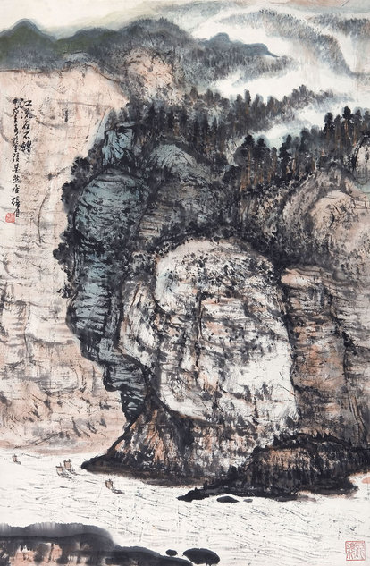 张尔宾（b.1944）  江流石不转