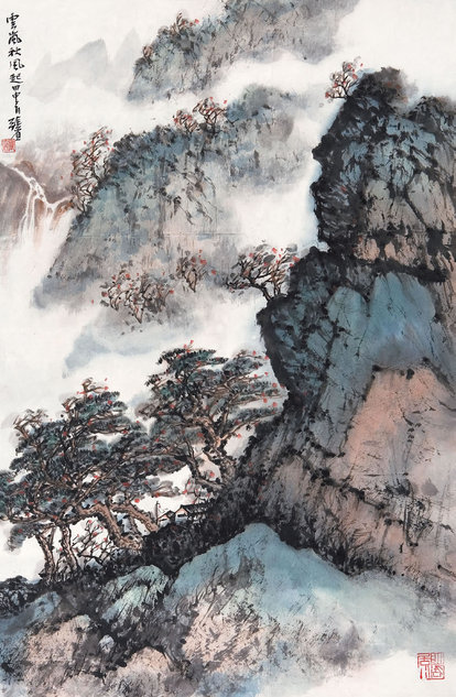 张尔宾（b.1944）  云岚秋风起