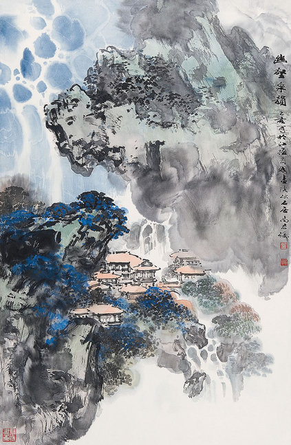 尚君砺（b.1933）  幽壑泉韵