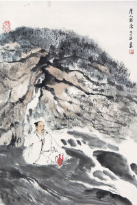 亚明 （1924—2002）  唐人诗意