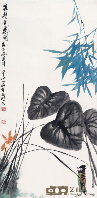 薛亮（b.1956） 花鸟 69×34    cm