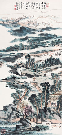 陆俨少 （1909-1993）  山水