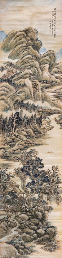姜筠（1847-1919）  山水