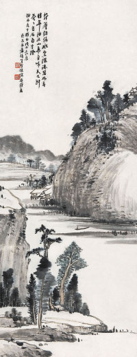 萧俊贤（1865–1949）  山水