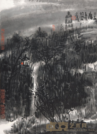 曾宓 （b. 1935）  山水 69×49.5    cm