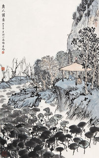 亚明 （1924—2002）  唐人诗意