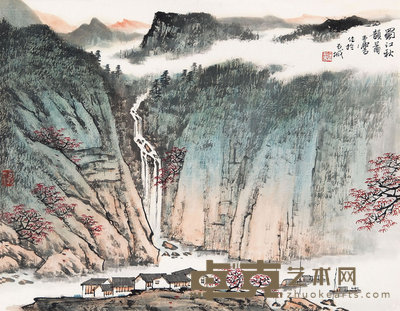 宋玉麟（b.1947） 蜀江秋韵图 32×41  cm