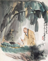 萧平（b. 1942）  怀素书蕉