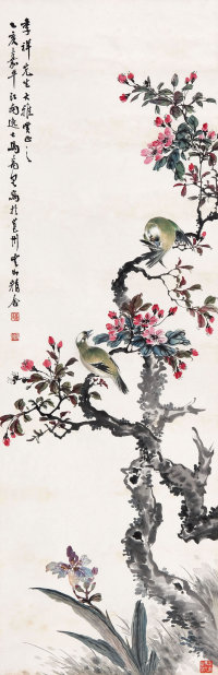 马万里（1904-1979）  花鸟