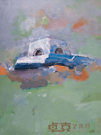 吴维佳 十二月的四方城 93×72cm